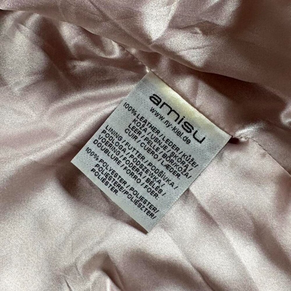 Pink Leather Jacket - Picture 3 of 5